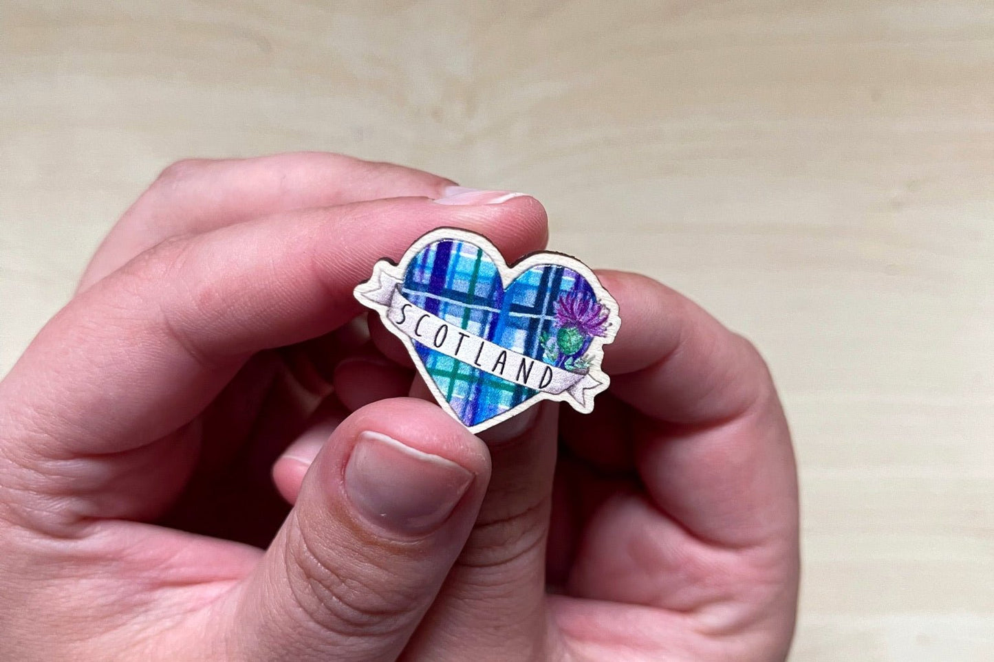 Scotland Heart Pin