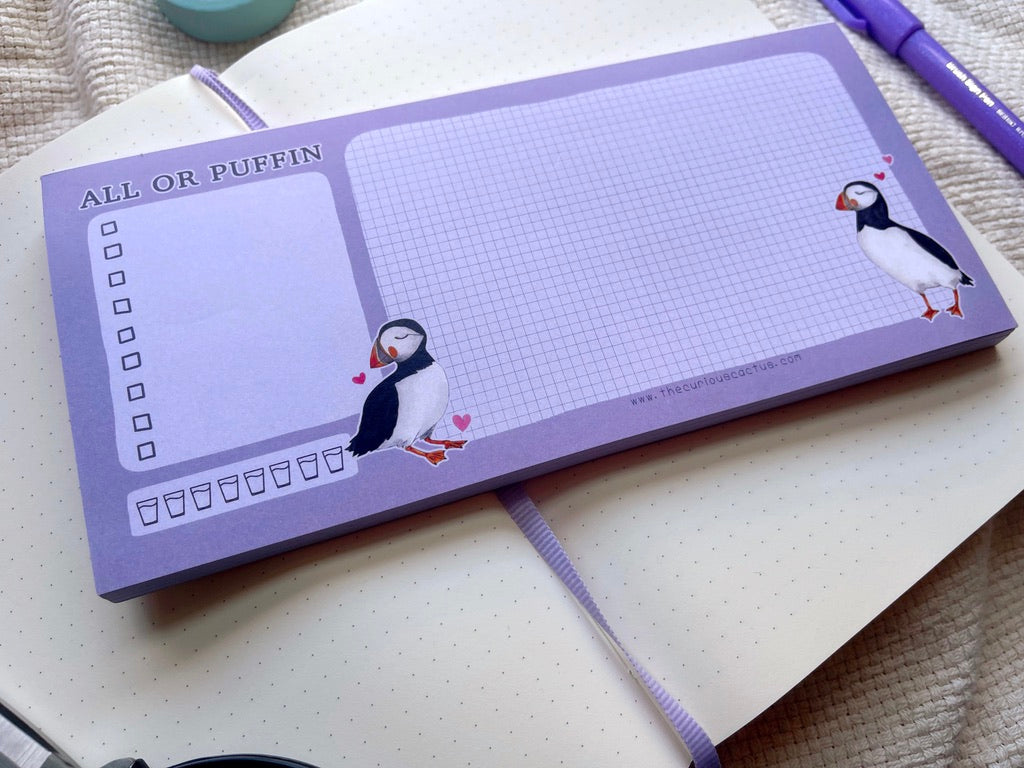 All or Puffin DL Notepad