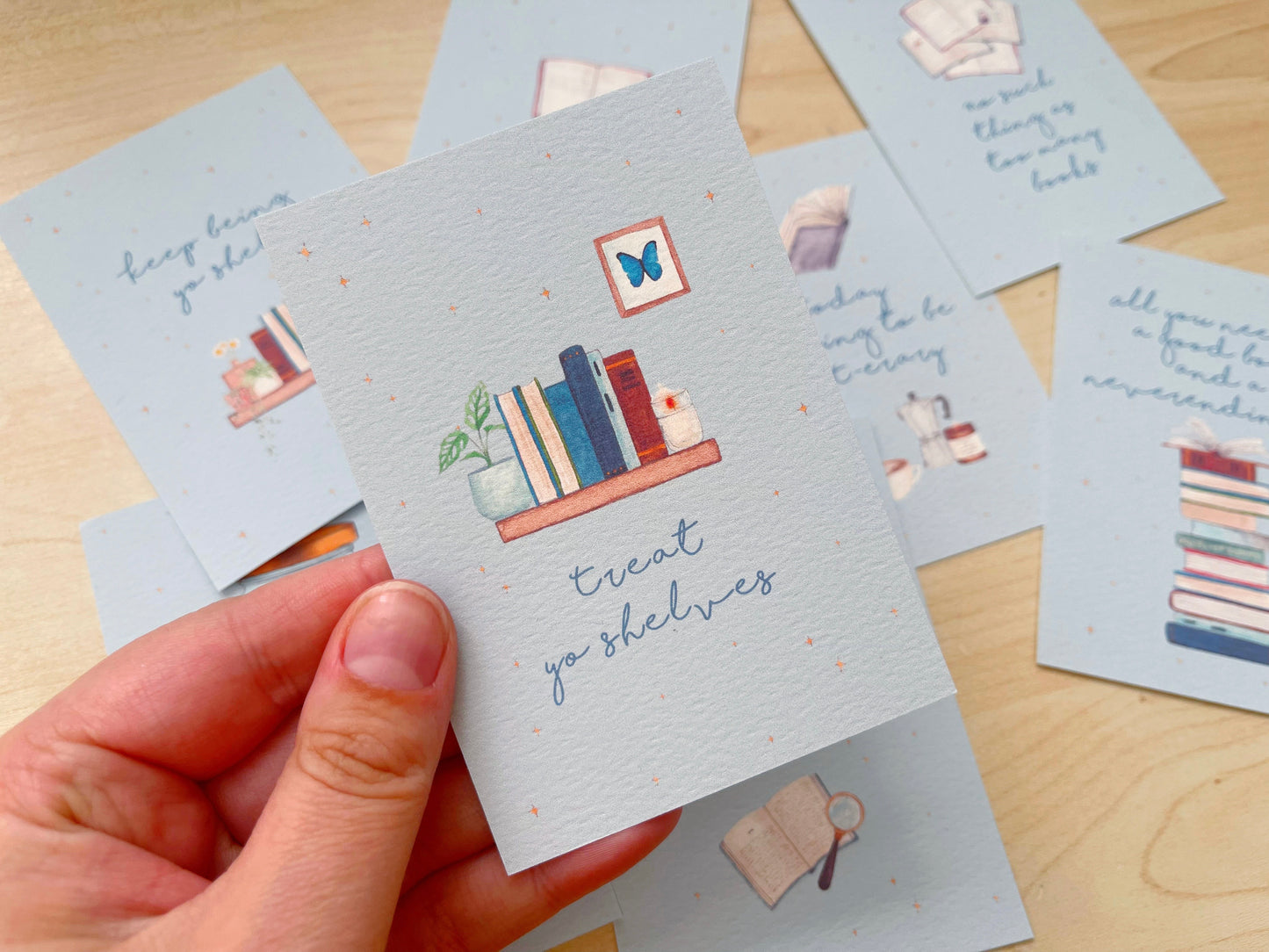 Bookish Affirmation Cards