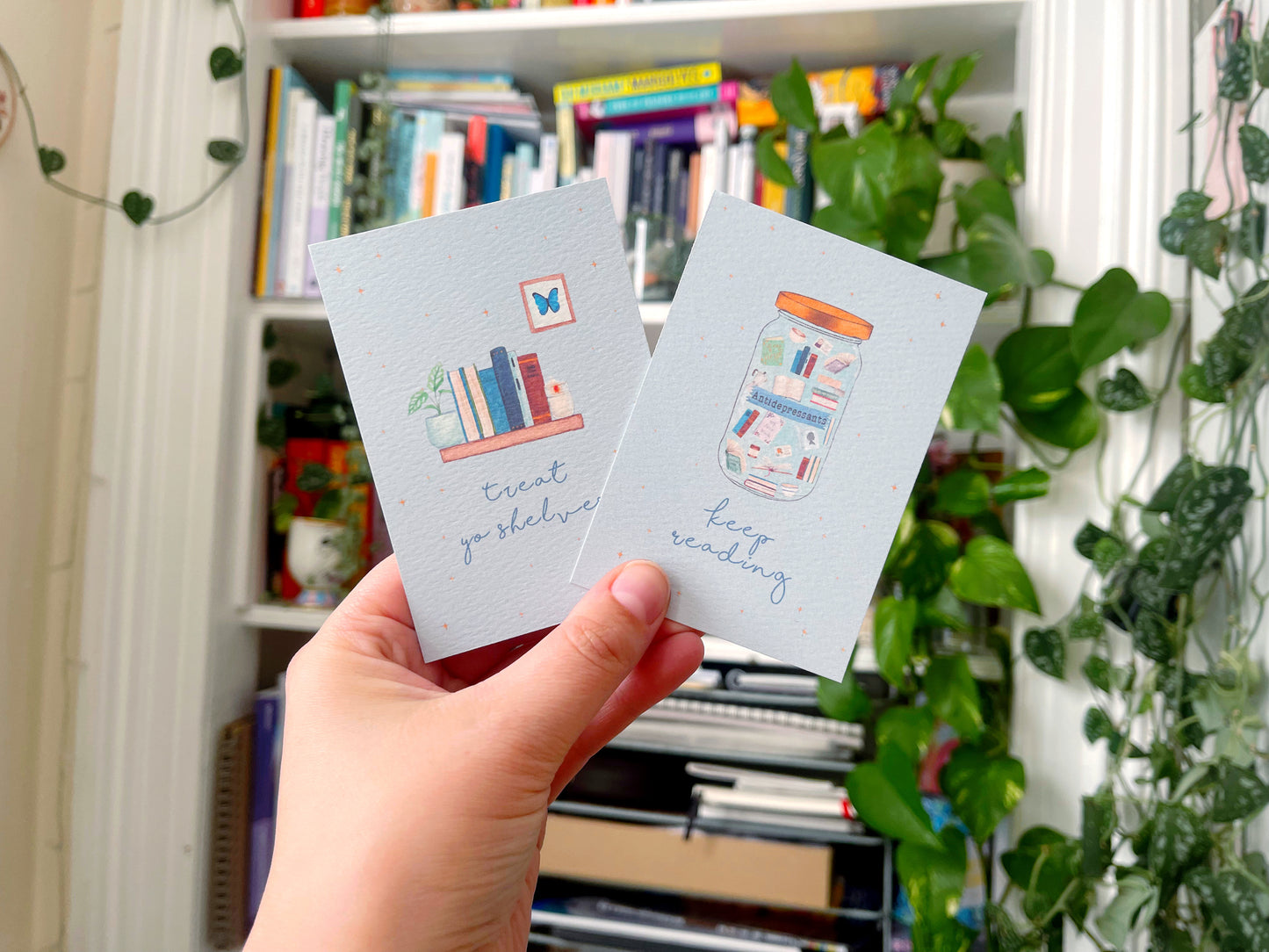 Bookish Affirmation Cards