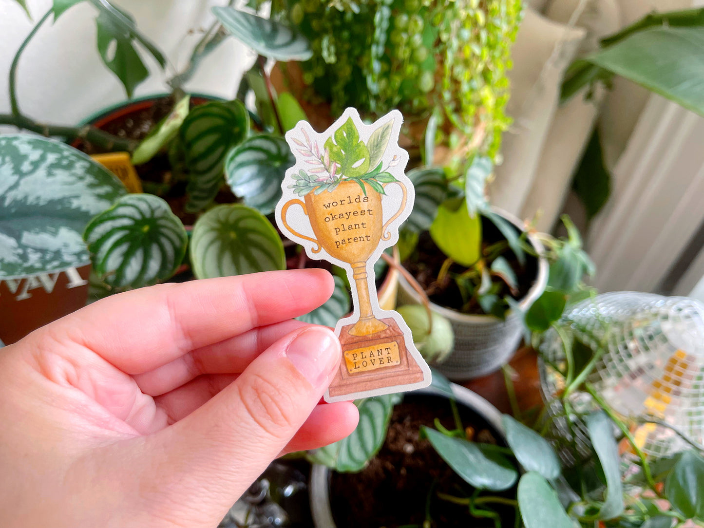 Plant Parent Prize Sticker