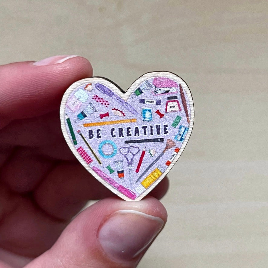 Be Creative Pin