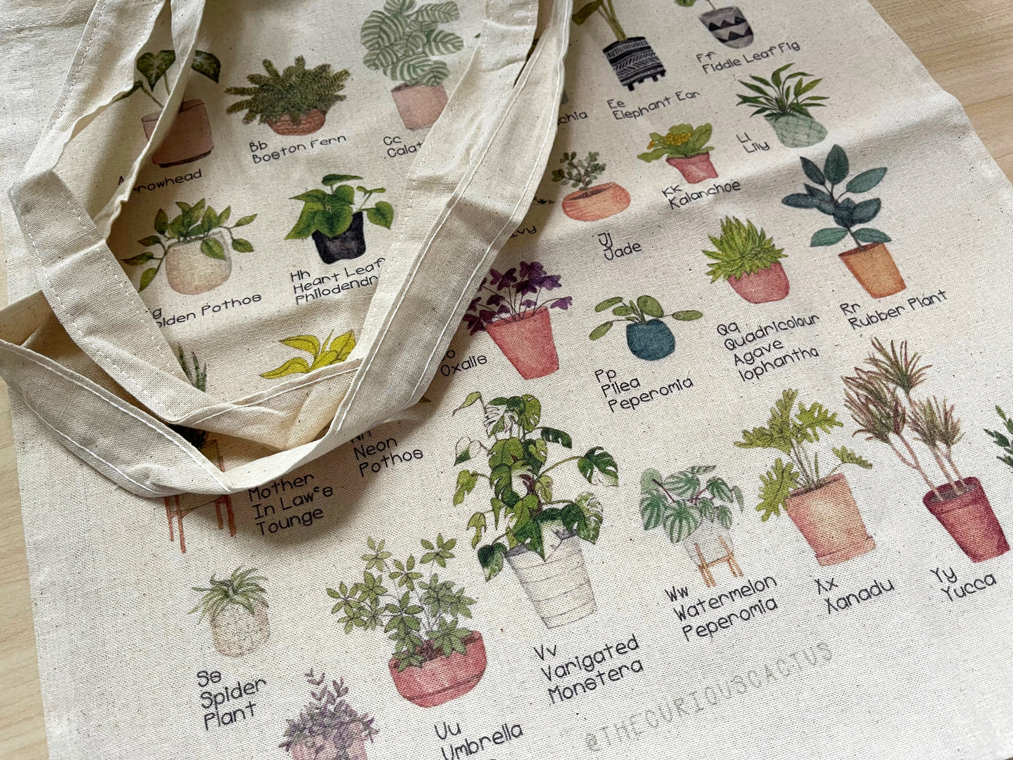 Plant Alphabet - Tote Bag