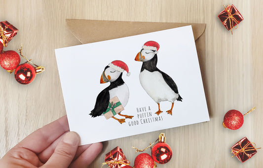 Puffin Good Christmas Card